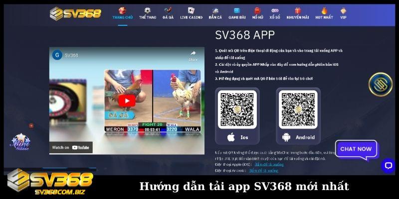 Tải app SV368 trên Android và iOS dung lượng tối ưu 2 Hướng dẫn tải app SV368 mới nhất